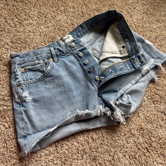 AGOLDE PARKER VINTAGE CUT OFF SHORT IN SWAPMEET size 29 - Picture 11 of 12
